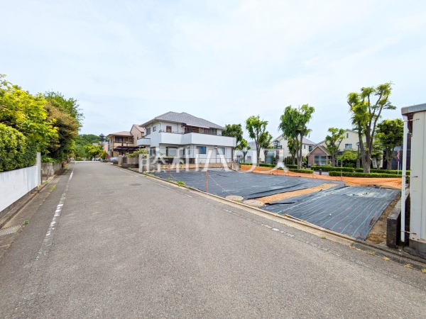 接道状況および現場風景　【稲城市向陽台５丁目】
