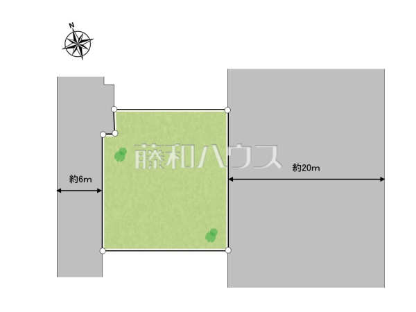 全体区画図　【稲城市向陽台５丁目】