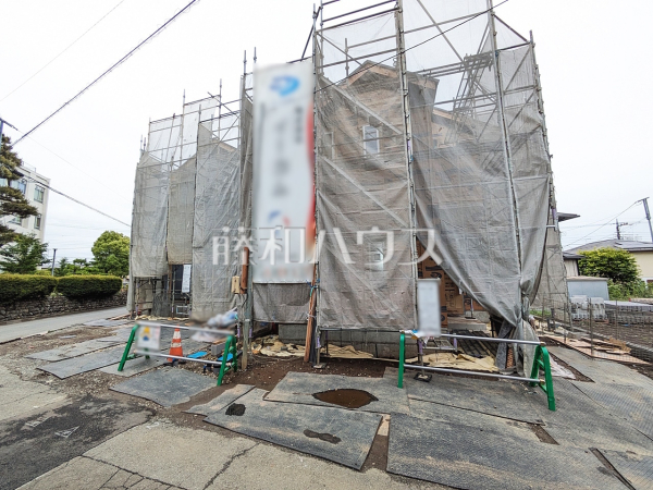 2号棟　ぜひ、完成前の状態もご確認ください。是非ご見学のお問合せを！　　【昭島市緑町２丁目】