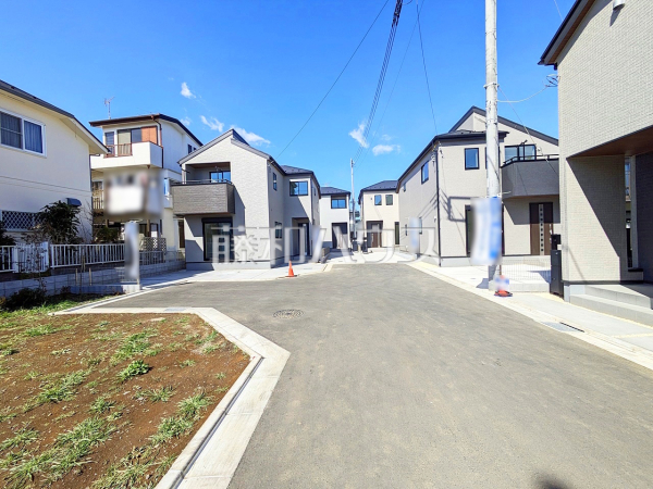 接道状況および現場風景　【東大和市清水６丁目】
