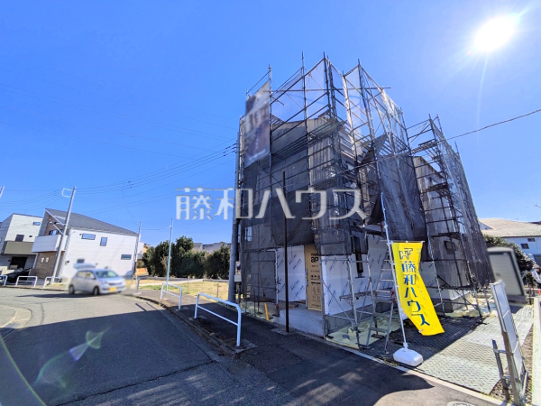 ≪接道状況≫ここに住む方を想像して、着々と建築しております！【府中市小柳町２丁目】