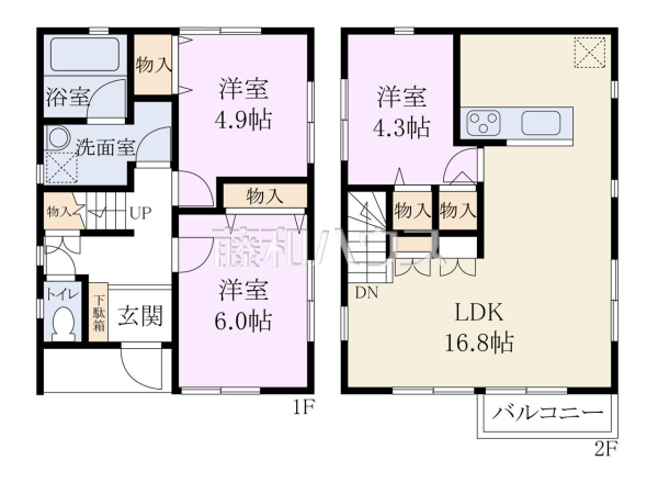 間取図　【練馬区東大泉６丁目】