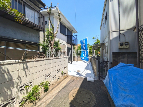 接道状況および現場風景　【練馬区東大泉６丁目】