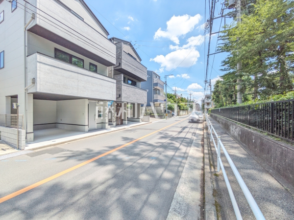 接道状況および現場風景　【国立市西２丁目】