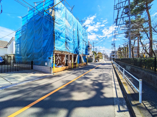 接道状況および現場風景　【国立市西２丁目】