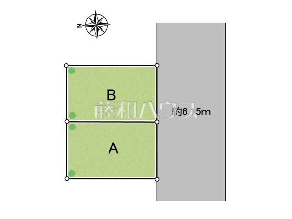 全体区画図　【国立市西２丁目】