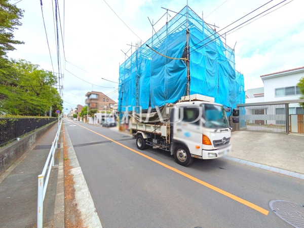 接道状況および現場風景　【国立市西２丁目】