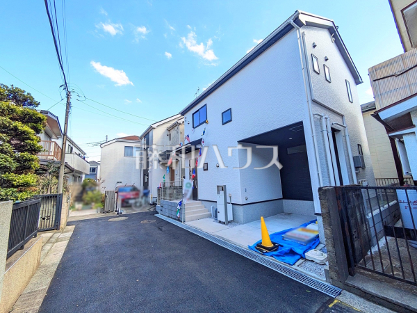 接道状況および現場風景　【東村山市久米川町１丁目】