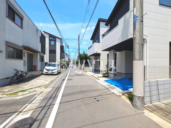 接道状況および現場風景　【杉並区上荻３丁目】