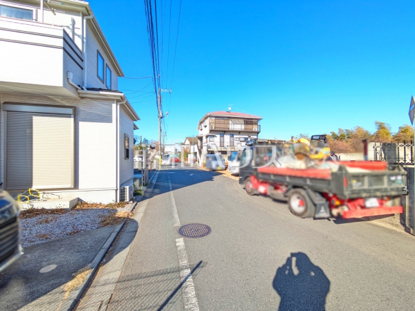 接道状況および現場風景　【小平市花小金井４丁目】