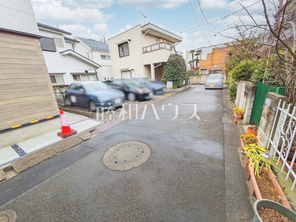 接道状況および現場風景　【杉並区久我山５丁目】