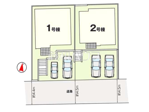 全体区画図　【福岡市東区八田３丁目】