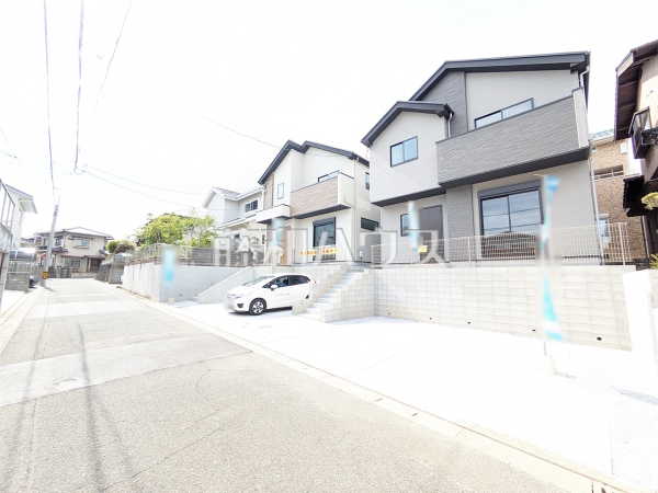 2号棟　接道状況および現場風景　【福岡市東区八田３丁目】