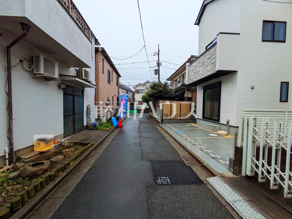 接道状況および現場風景　【杉並区井草１丁目】