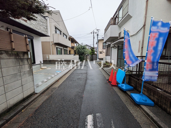 接道状況および現場風景　【杉並区井草１丁目】