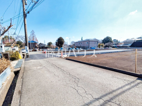 接道状況および現場風景　【八王子市大谷町】