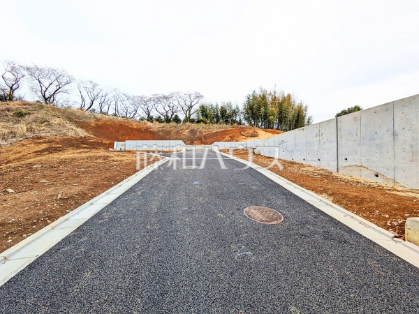 接道状況および現場風景　【八王子市中山】