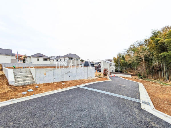 接道状況および現場風景　【八王子市中山】