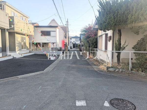 接道状況および現場風景　【富士見市水谷東１丁目】