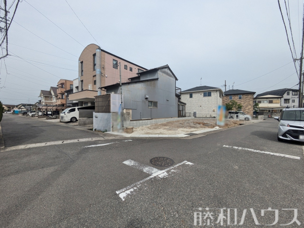 接道状況および現場風景　【春日井市知多町４丁目】