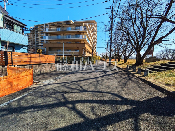 接道状況および現場風景　【八王子市大和田町３丁目】