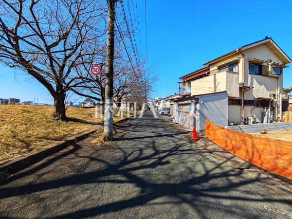 接道状況および現場風景　【八王子市大和田町３丁目】