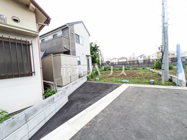 4号地　接道状況および現場風景　【八王子市大和田町３丁目】