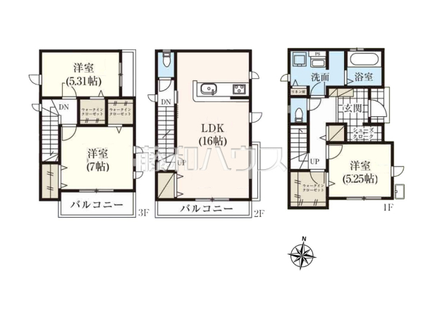 間取図　【新座市栗原３丁目】