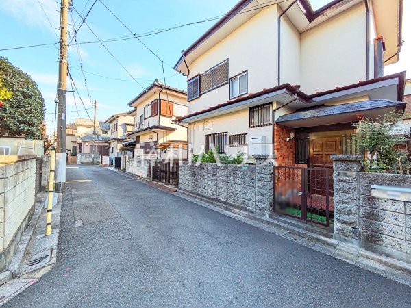 接道状況および現場風景　【練馬区大泉学園町８丁目】