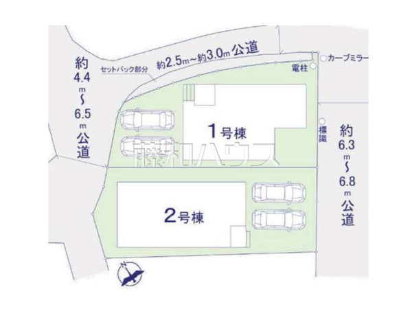 全体区画図　【福岡市早良区四箇１丁目】