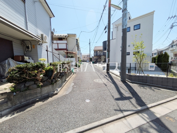 接道状況および現場風景　【世田谷区北烏山８丁目】