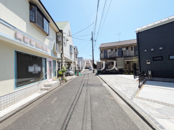 接道状況および現場風景　【世田谷区北烏山８丁目】