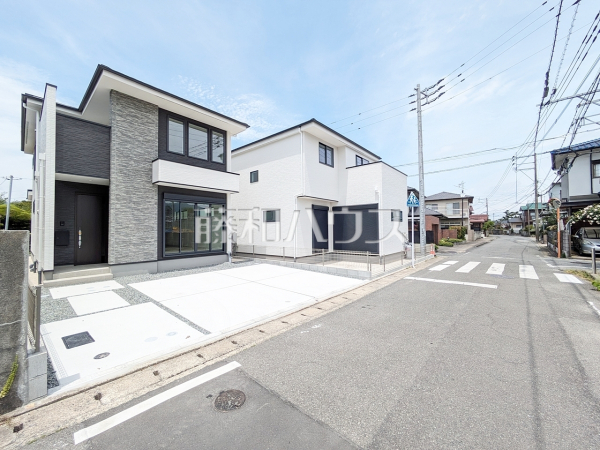 2号棟　接道状況および現場風景　【福岡市早良区四箇１丁目】