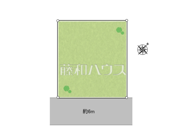 全体区画図　【東大和市湖畔３丁目】