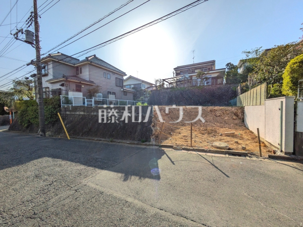現地写真　【東大和市湖畔２丁目】
綺麗な整形地のため、思い描いているイメージをカタチにしやすい土地です。