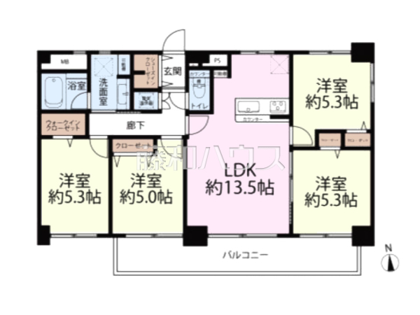 間取図　【ライオンズマンション井の頭公園】
