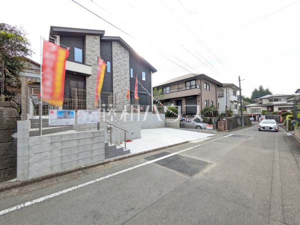 接道状況および現場風景　【八王子市片倉町】