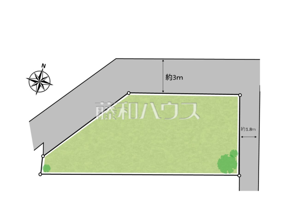 全体区画図　【日野市落川】