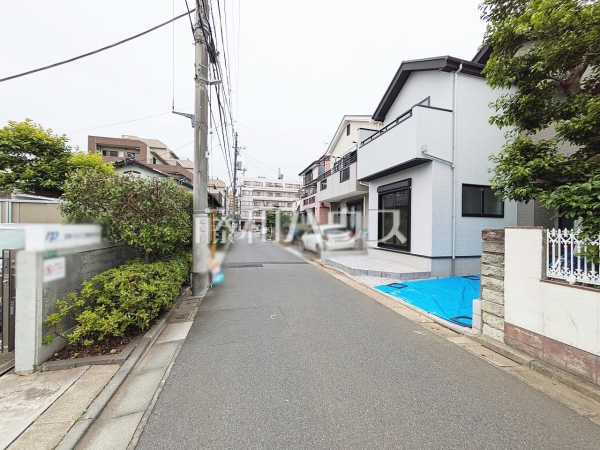 接道状況および現場風景　【練馬区石神井台７丁目】