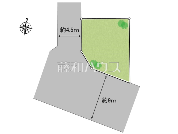 全体区画図　【練馬区土支田３丁目】
