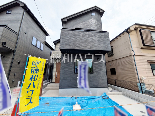 B号棟　外観　【調布市深大寺元町４丁目】
堂々完成、いつでもご内覧いただけます！ぜひ実物をご覧いただきたく思います。喜んでご案内いたしますのでお気軽にお問合せ下さい。　