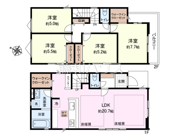 間取図　【八王子市上柚木】