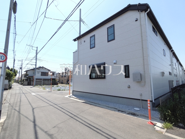 接道状況および現場風景　【三鷹市大沢５丁目】