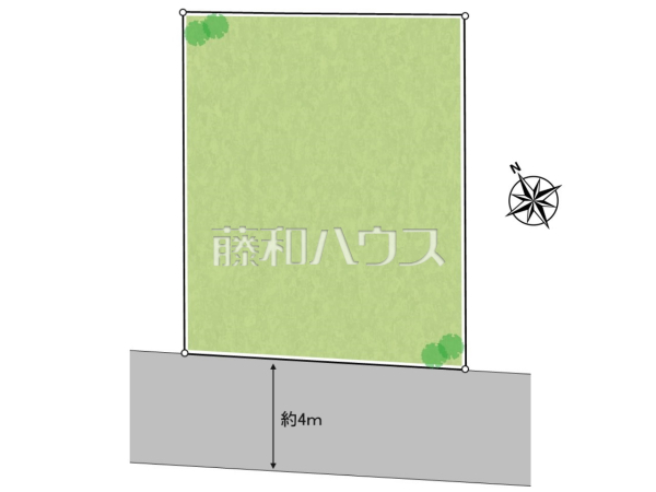 全体区画図　【所沢市大字下安松】