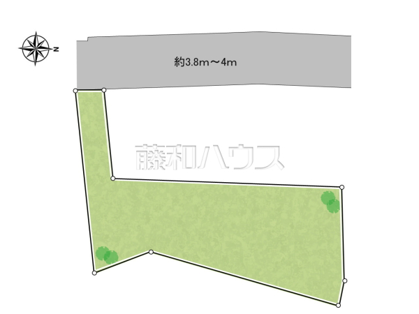 全体区画図　【中野区南台５丁目】