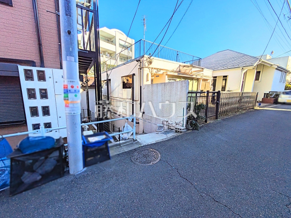 接道状況および現場風景　【中野区南台５丁目】