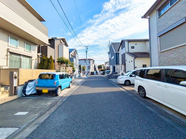 接道状況および現場風景　【練馬区大泉町４丁目】