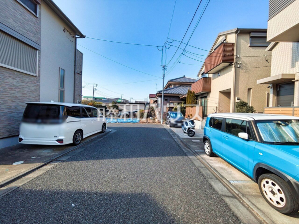 接道状況および現場風景　【練馬区大泉町４丁目】