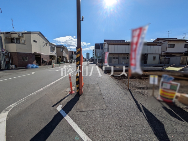 接道状況および現場風景　【練馬区三原台１丁目】