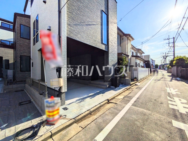 接道状況および現場風景　【練馬区三原台１丁目】
